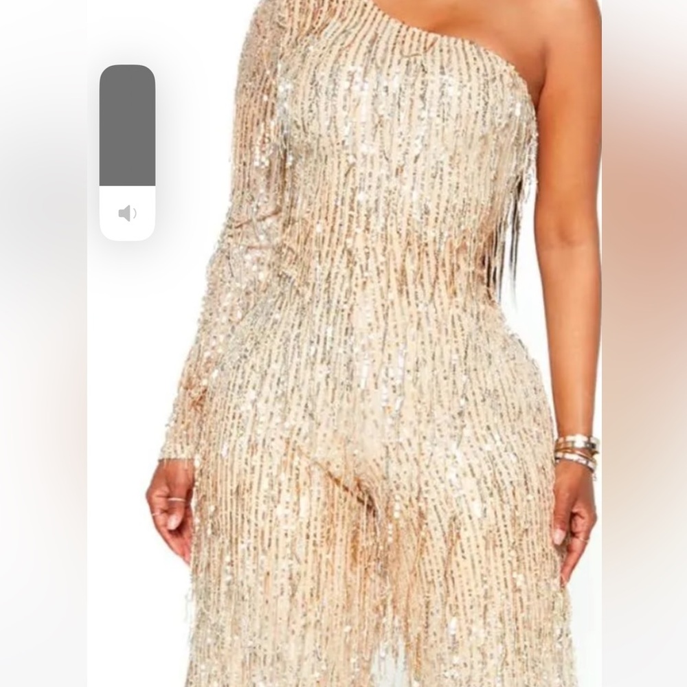 Fashion nova fringe jumpsuit